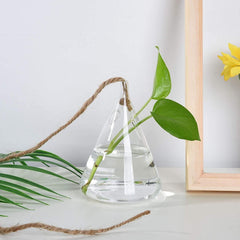 مزهريات زجاجية معلقة من 3 قطع