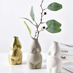 Feminine Curves Nude Female Ceramic Vase