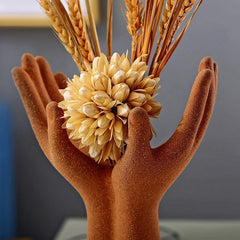 مزهرية زخرفية من تول