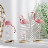 Tropical Flamingo Figurines