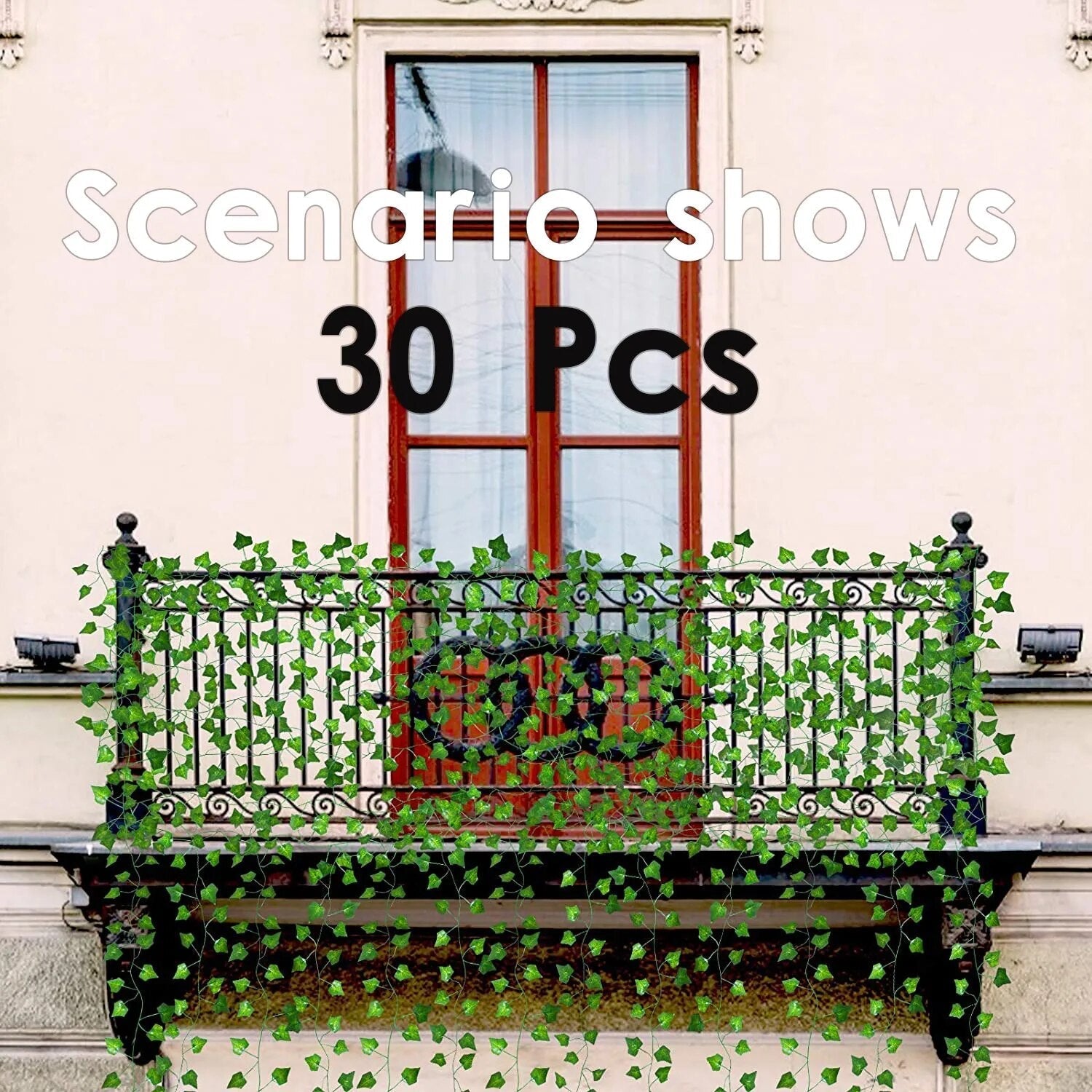 2.4 متر من الحرير الاصطناعي نبات اللبلاب الروطان إكليل من نبات الكرمة ديكور المنزل الزفاف الحمام حديقة المهرجان ديكور الحفلات زهرة وهمية