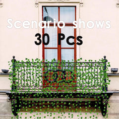 2.4 متر من الحرير الاصطناعي نبات اللبلاب الروطان إكليل من نبات الكرمة ديكور المنزل الزفاف الحمام حديقة المهرجان ديكور الحفلات زهرة وهمية