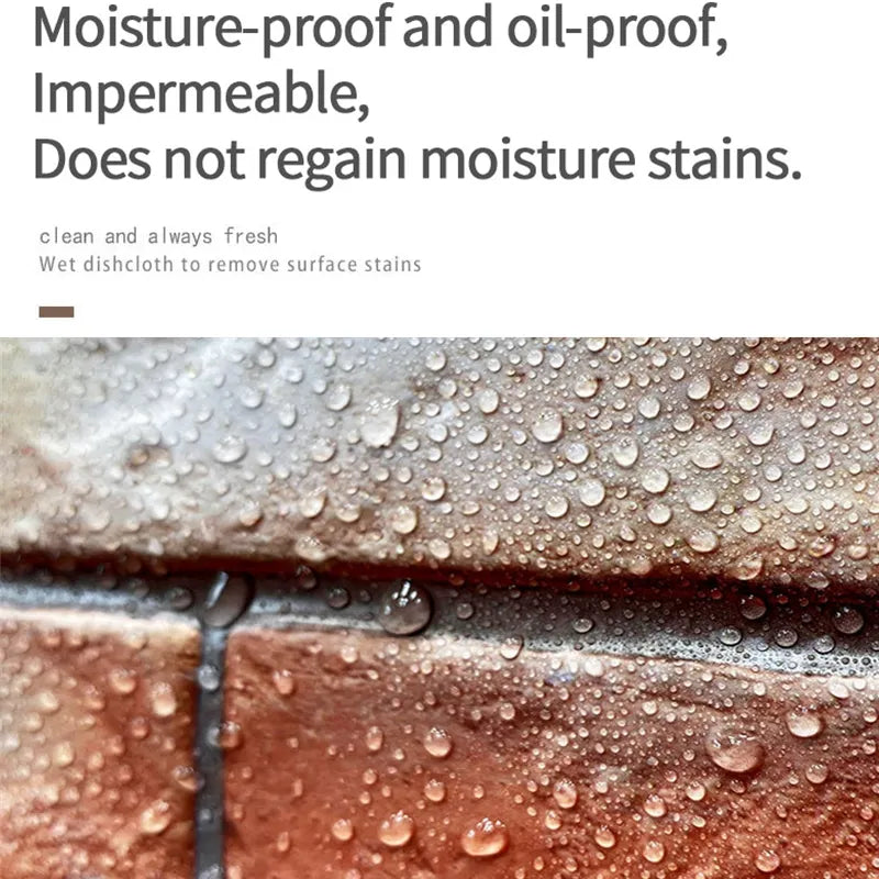 ملصق جدار من الطوب ثلاثي الأبعاد