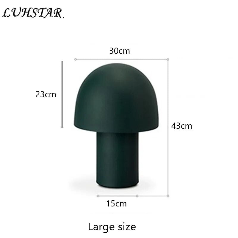 مصباح طاولة على شكل فطر 