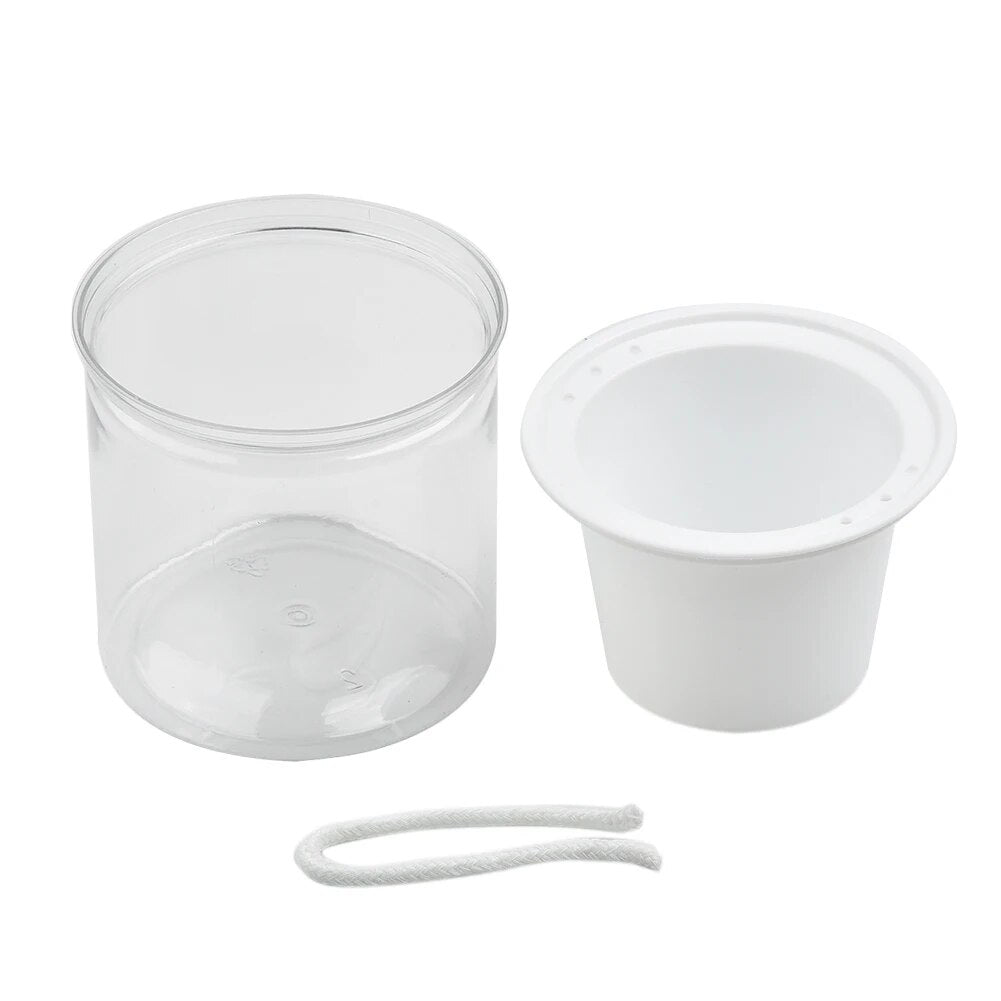 وعاء سقي للنباتات مكون من طبقتين مع وعاء زهور ذاتي السقي