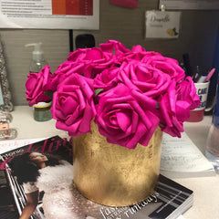 10/20/30 قطعة 8 سم من رغوة البولي إيثيلين الاصطناعية زهور الورد باقات الزفاف لطاولة الزفاف ديكورات الحفلات المنزلية لوازم سجل القصاصات DIY