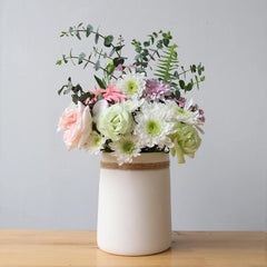 مزهرية سيراميك غير لامعة