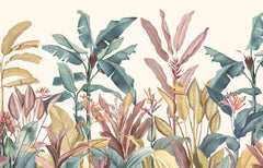 ورق حائط ثلاثي الأبعاد مخصص لأوراق الموز