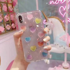 10 قطع 18 مم من راتنج الحلوى المزيفة على شكل قلب مسطح من الكابوشون محاكاة الطعام لتزيين سجل القصاصات بنفسك