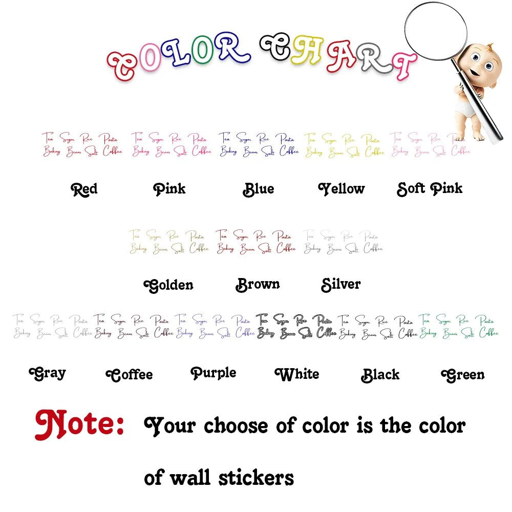 ملصقات ملصقات علب الجرار 