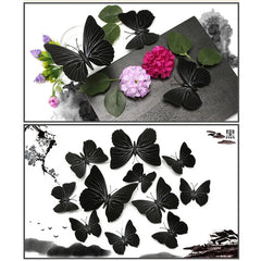 ملصقات حائط الفراشة ثلاثية الأبعاد