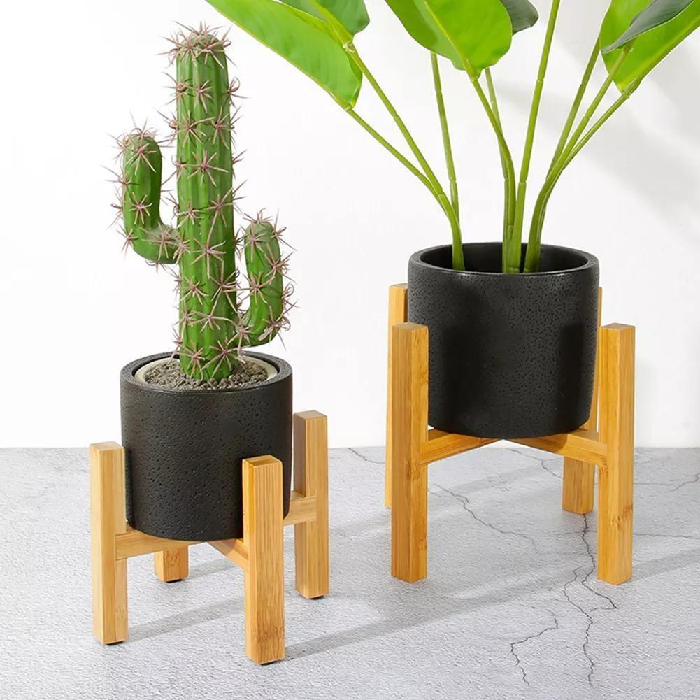Genuine Bamboo Wooden Plant Stand