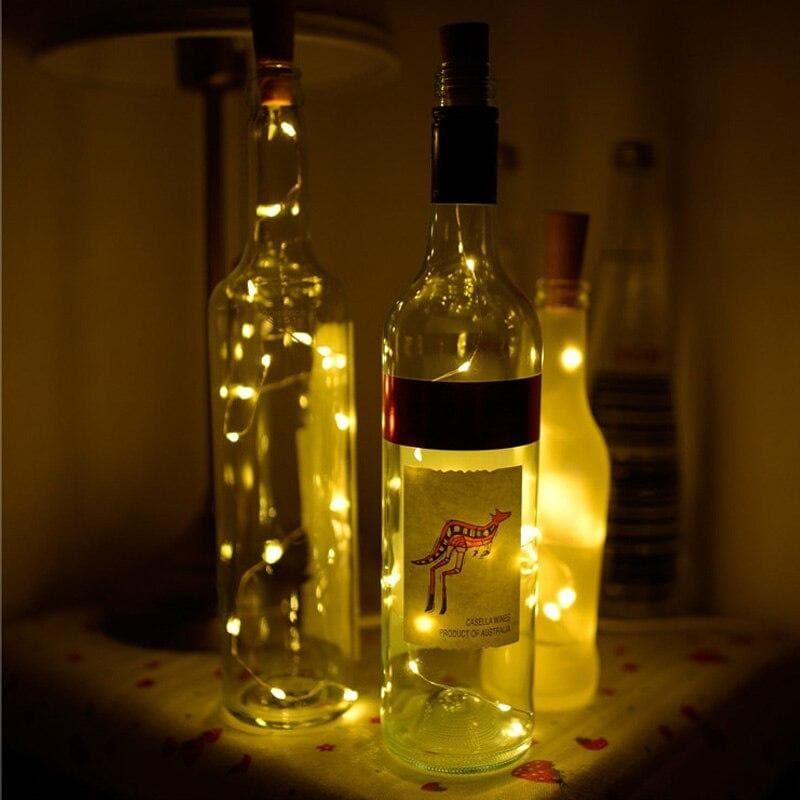 Patio Fairy Battery LED lights with Copper String