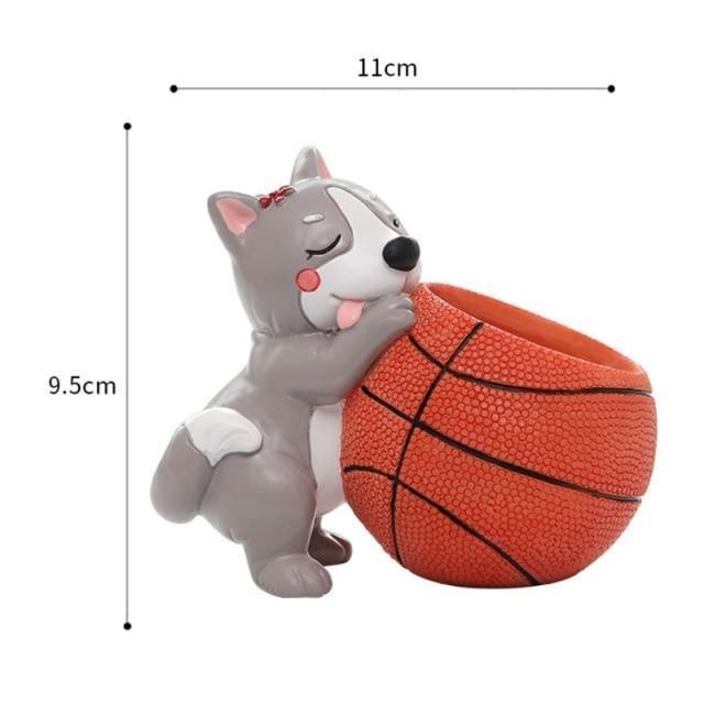 Sporty Dog Succulent Planter Husky | Sage & Sill