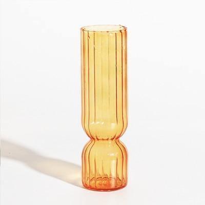 Upside Down Colored Glass Vase Orange | Sage & Sill