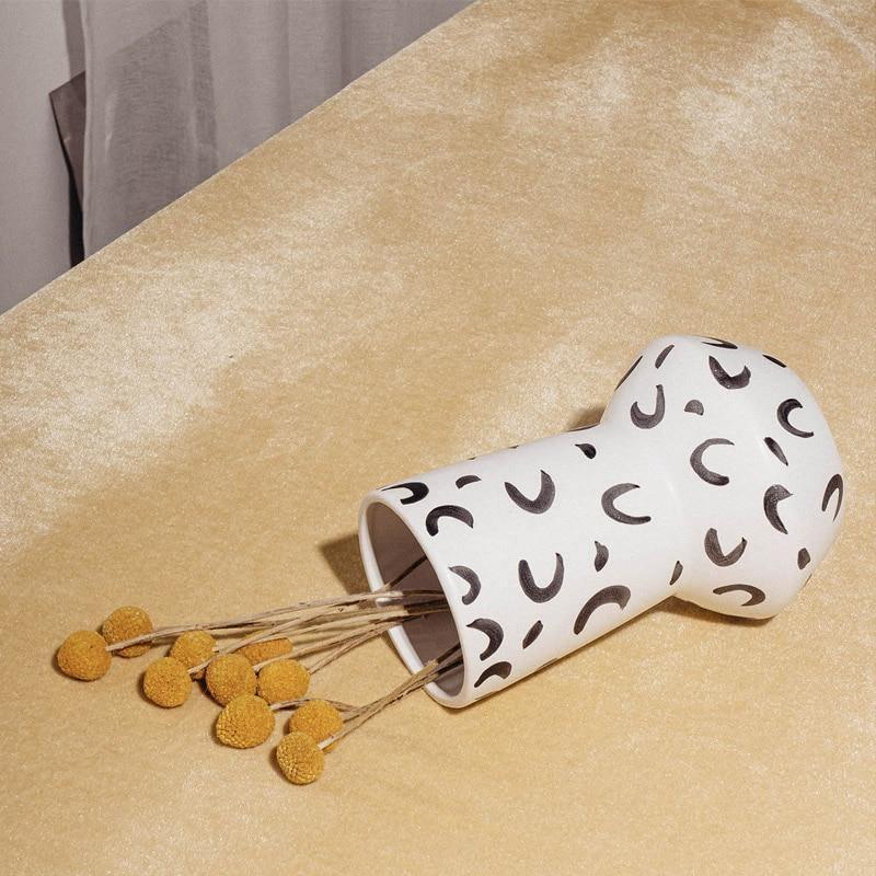 Abstract Spots Ceramic Vases