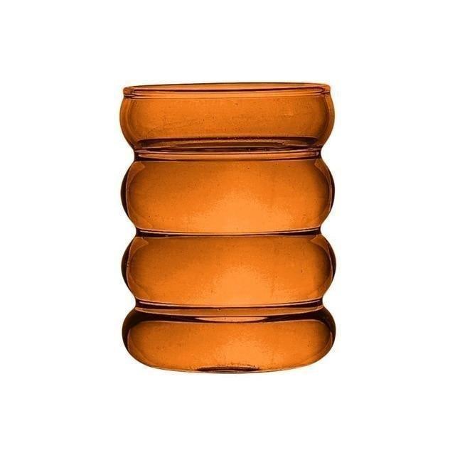 أكواب شرب زجاجية ملونة على شكل فقاعات