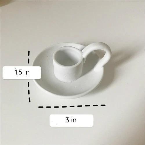 حاملات الشموع الكلاسيكية المدببة بمقبض