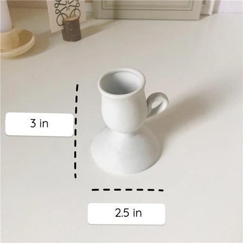 حاملات الشموع الكلاسيكية المدببة بمقبض