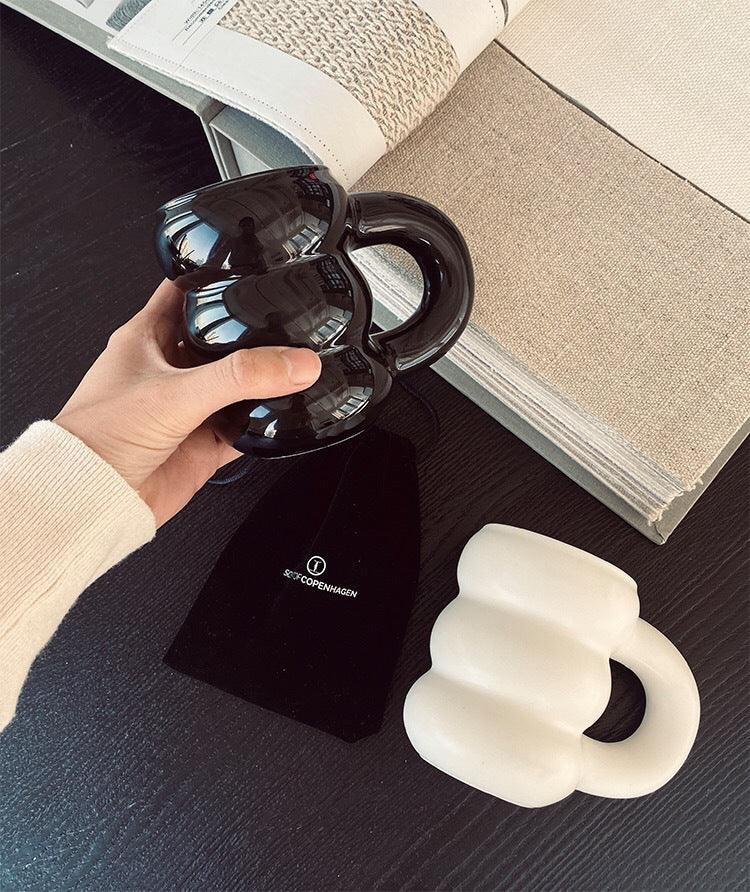 كوب سيراميك سميك من تشونكو بفقاعات رول