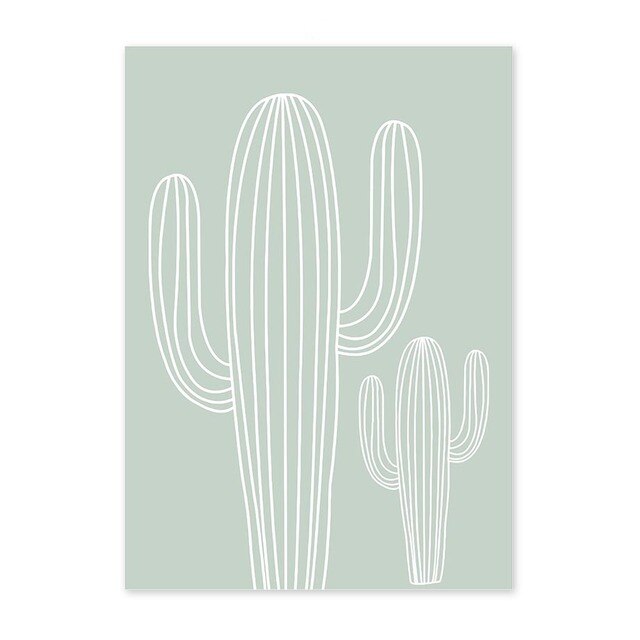 لوحة فنية جدارية خضراء تجريدية هندسية بسيطة لفتاة منحنية على قماش ملصق نورديك